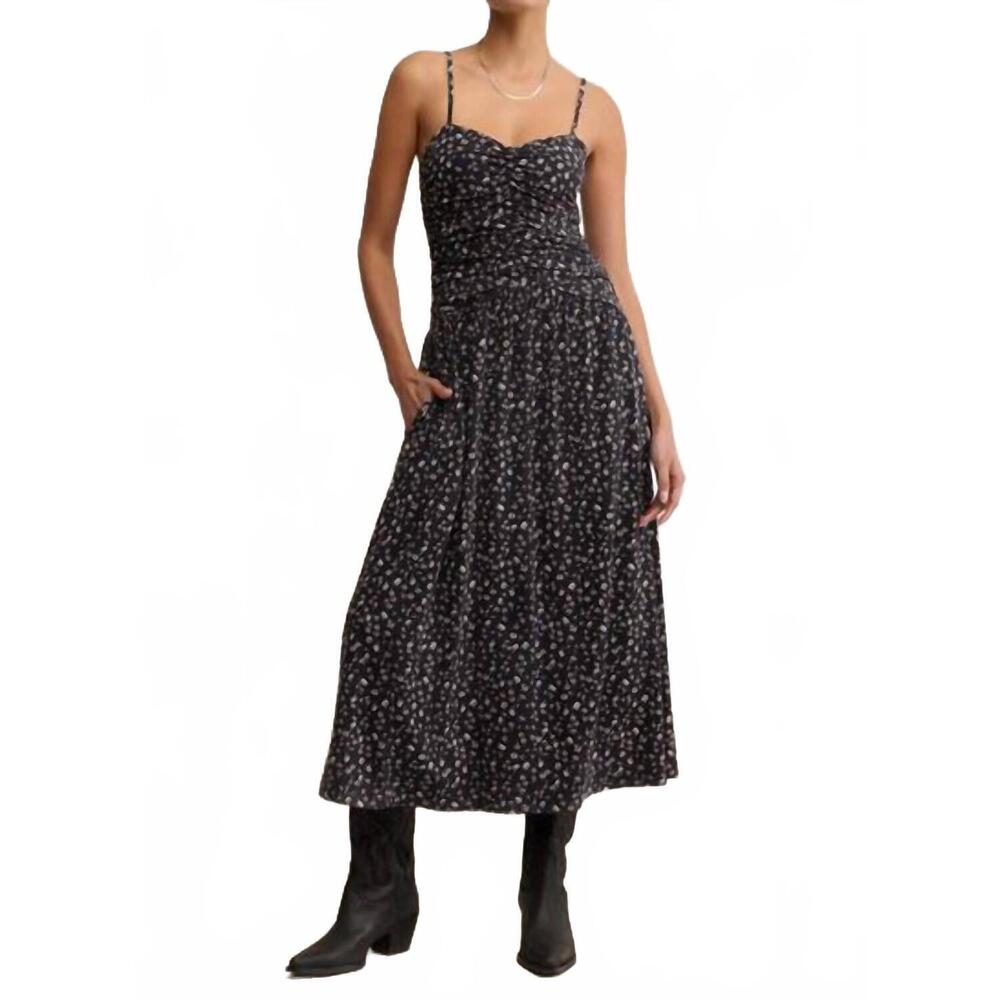 NEW Z SUPPLY georgina ditsy floral dress in black
